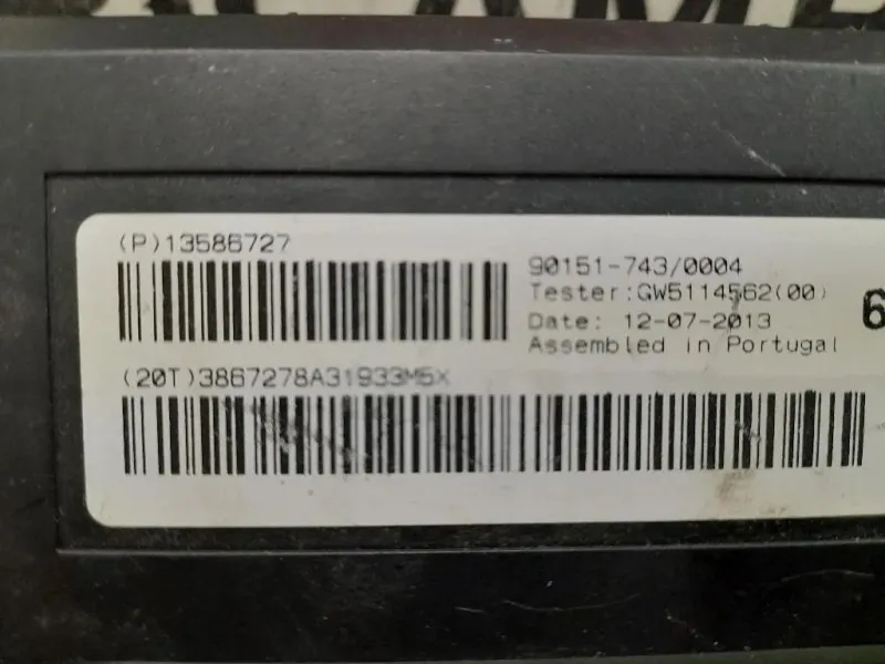 Centralina AC 13586727 Opel Zafira C 2012