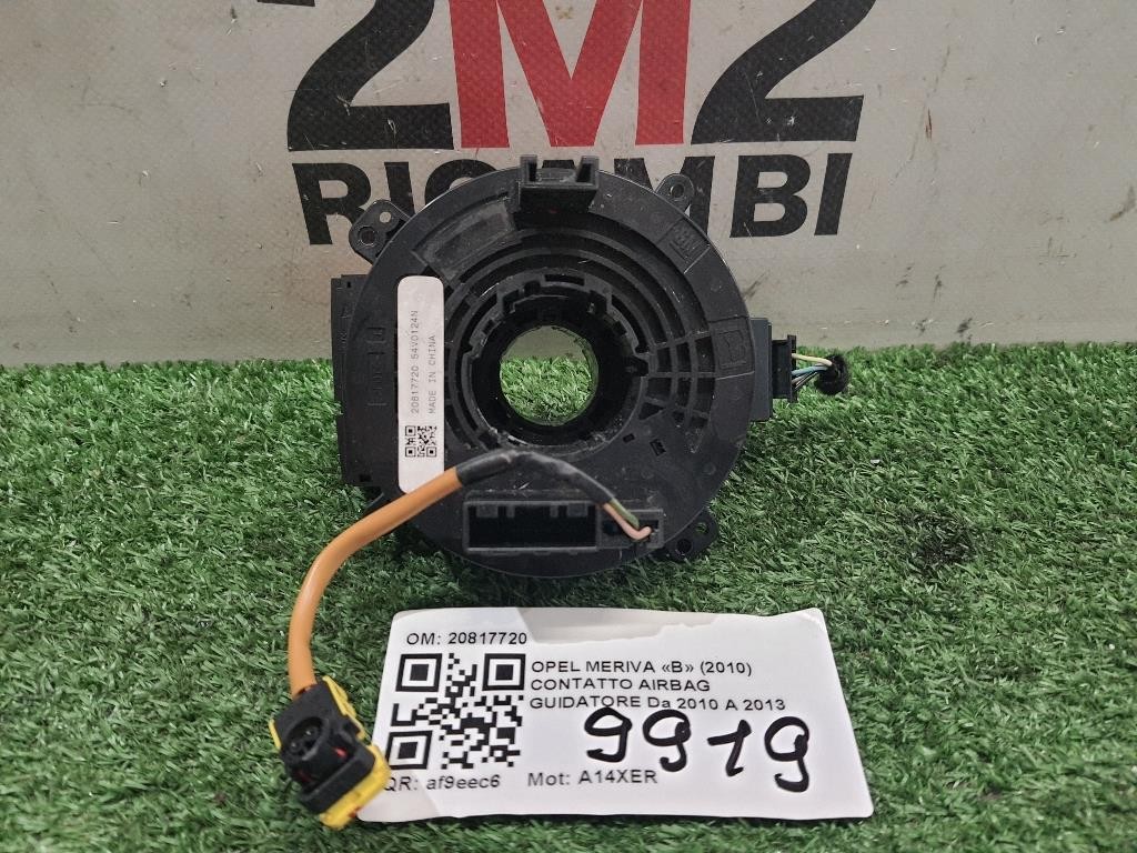 Contatto Airbag Guidatore 20817720 Opel Meriva B 2010