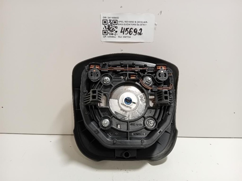 Air-bag Guidatore 34116560D Opel Movano B 2010