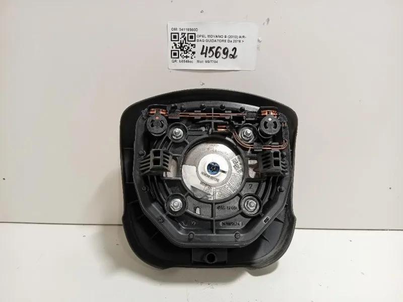 Air-bag Guidatore 34116560D Opel Movano B 2010