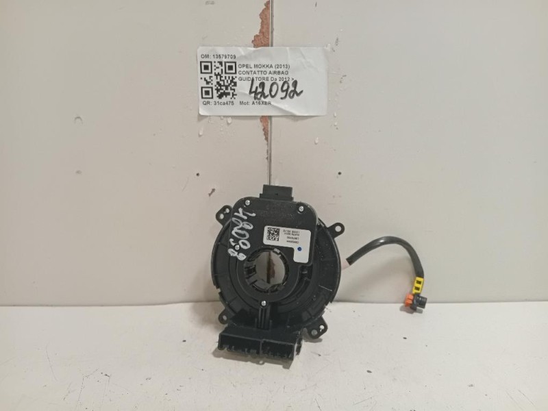 Contatto Airbag Guidatore 13579709 Opel Mokka 2013