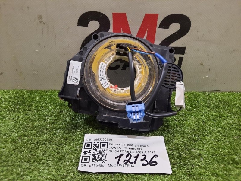 Contatto Airbag Guidatore 9663230880 Peugeot 3008 I 2009