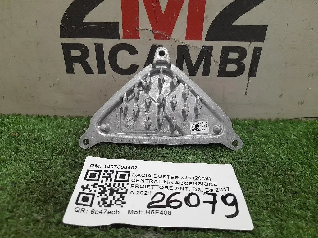 Centralina Accensione Proiettore ANT DX 1407000407 Dacia Duster II 2018