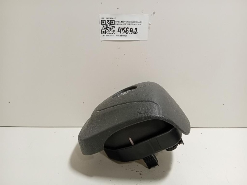Air-bag Guidatore 34116560D Opel Movano B 2010
