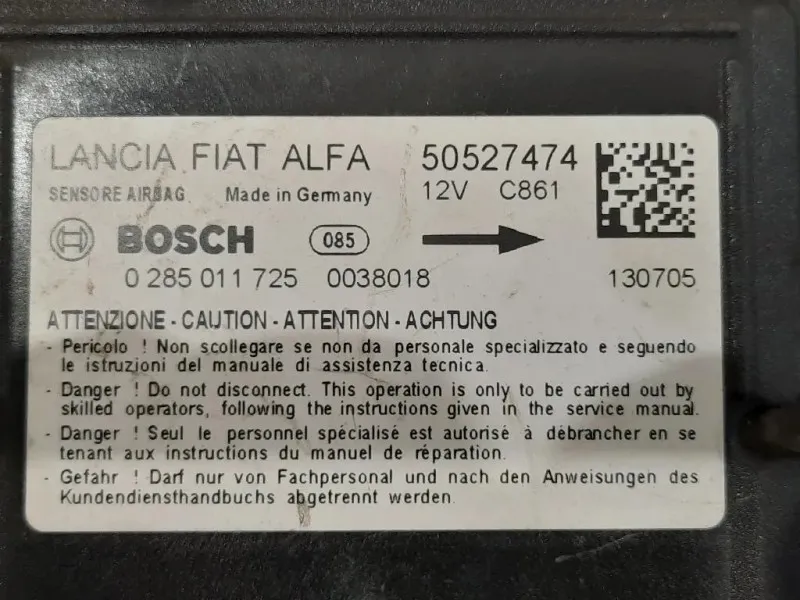 Centralina Air-bag 50527474 Alfa Romeo Giulietta 2010