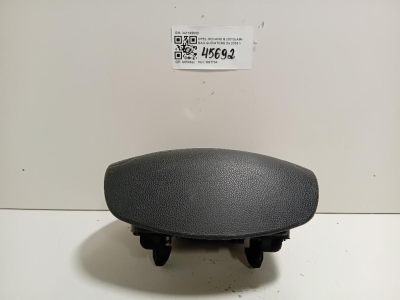 Air-bag Guidatore 34116560D Opel Movano B 2010