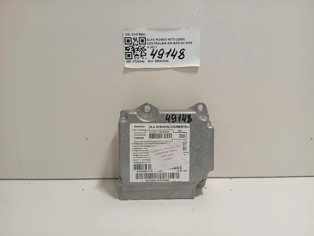 Centralina Air-bag 50518368 Alfa Romeo MITO 2008