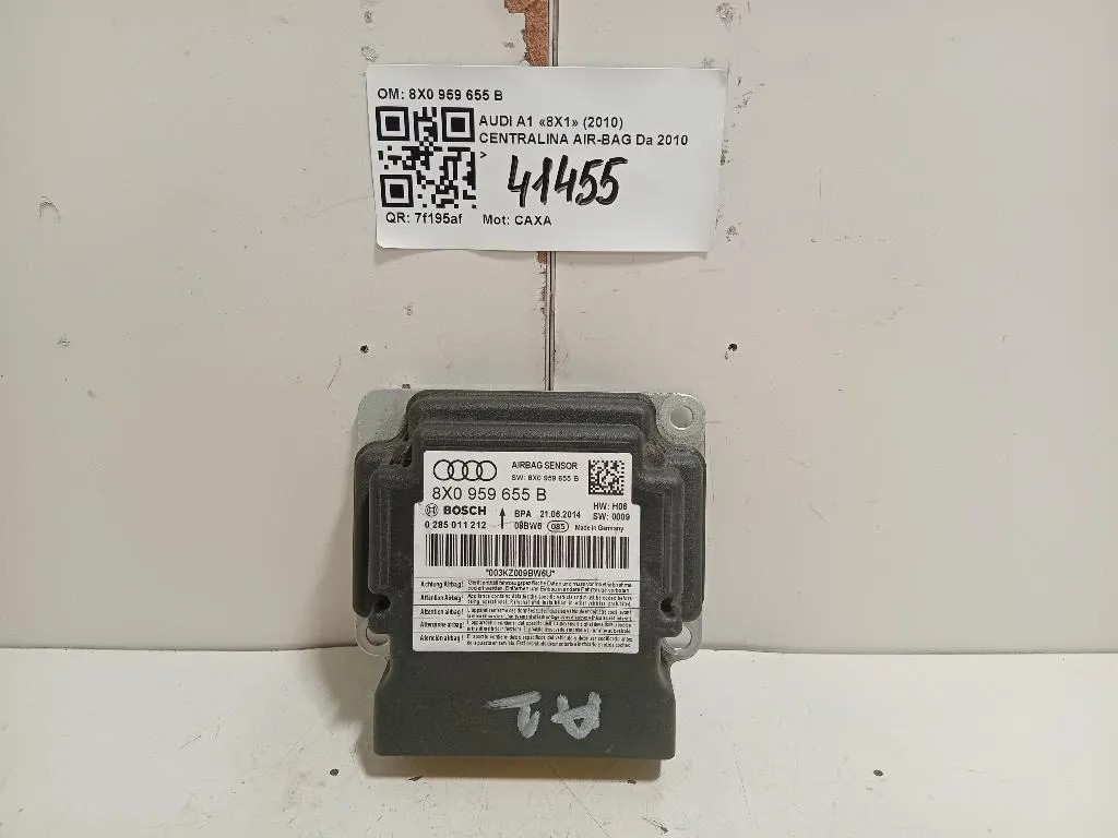 Centralina Air-bag 8X0 959 655 B Audi A1 8X1 2010