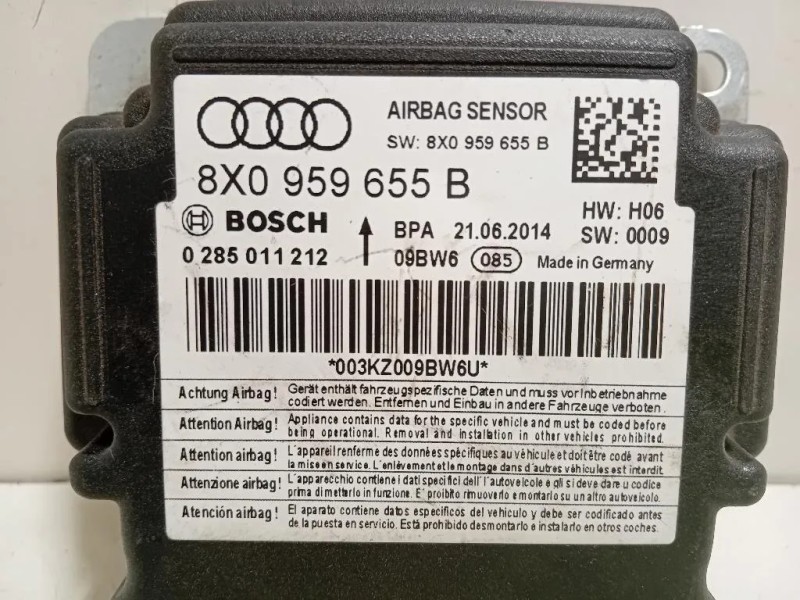 Centralina Air-bag 8X0 959 655 B Audi A1 8X1 2010