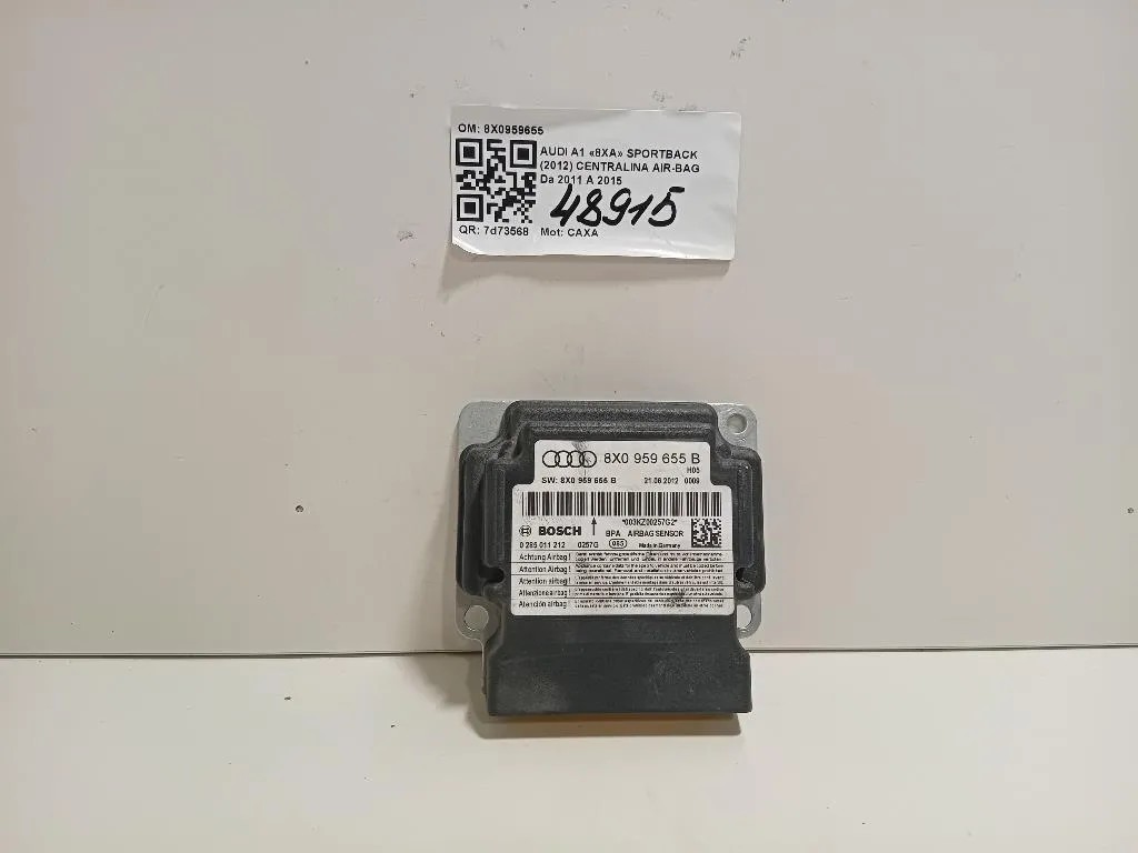 Centralina Air-bag 8X0959655 Audi A1 8XA Sportback 2012