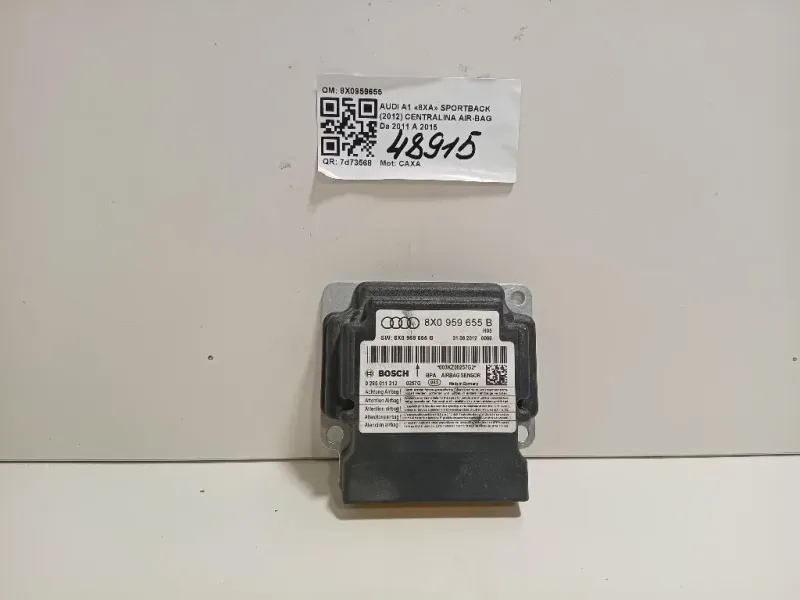 Centralina Air-bag 8X0959655 Audi A1 8XA Sportback 2012