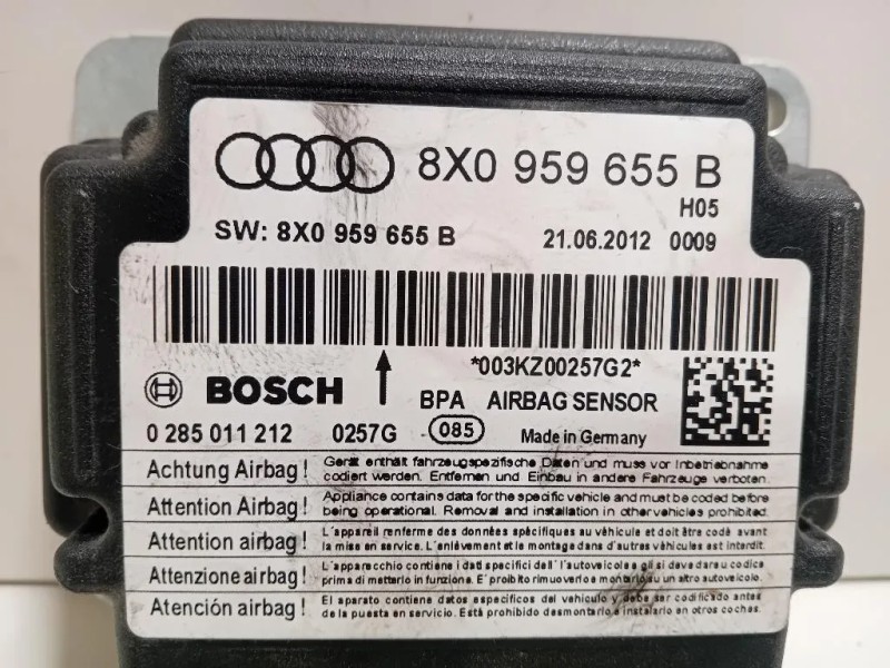 Centralina Air-bag 8X0959655 Audi A1 8XA Sportback 2012