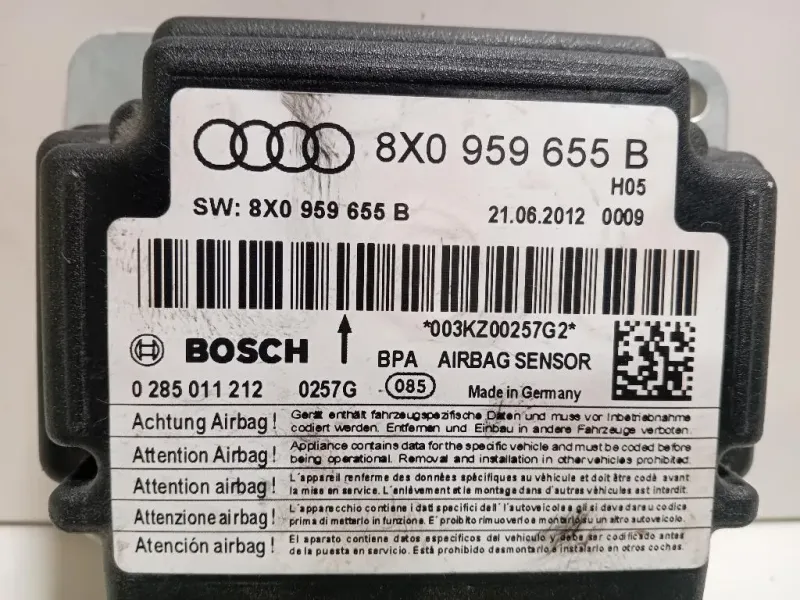 Centralina Air-bag 8X0959655 Audi A1 8XA Sportback 2012