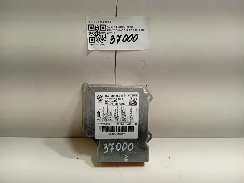 Centralina Air-bag 8K0 858 655 B Audi A4 8K2 2008