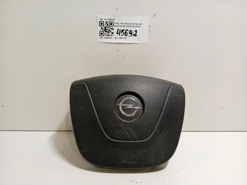 Air-bag Guidatore 34116560D Opel Movano B 2010