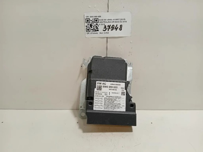 Centralina Air-bag 8W0 959 655 Audi A4 8W5 Avant 2015