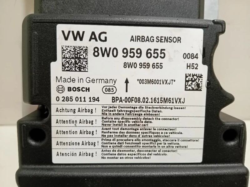 Centralina Air-bag 8W0 959 655 Audi A4 8W5 Avant 2015