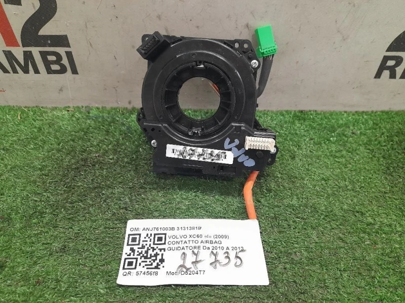 Contatto Airbag Guidatore ANJ761003B 31313818 Volvo XC60 I 2009