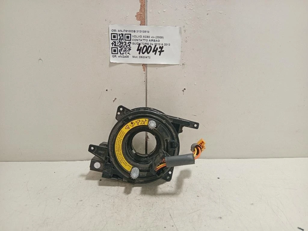 Contatto Airbag Guidatore ANJ761003B 31313818 Volvo XC60 I 2009