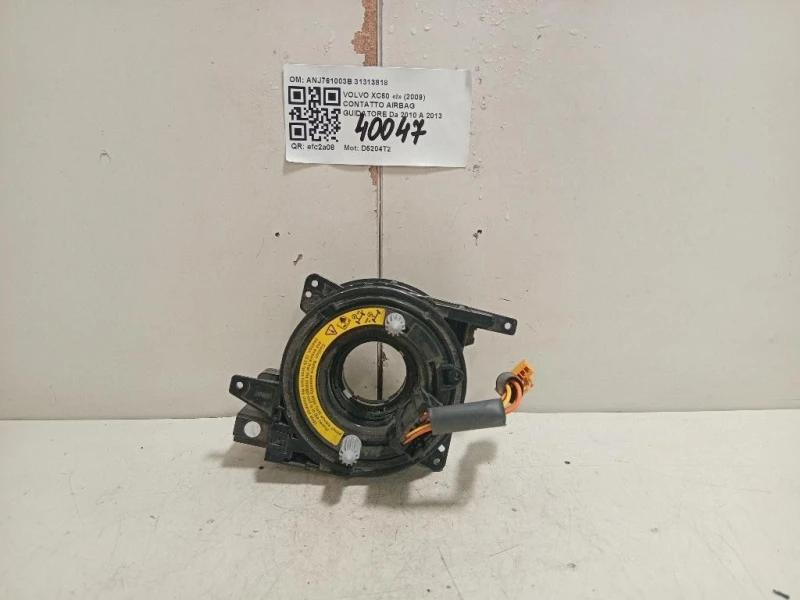 Contatto Airbag Guidatore ANJ761003B 31313818 Volvo XC60 I 2009