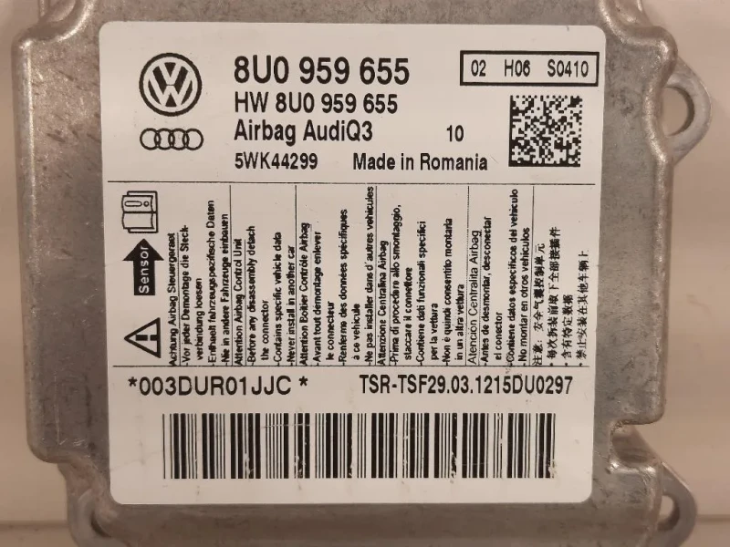Centralina Air-bag 8U0 959 655 Audi Q3 8UB 2012