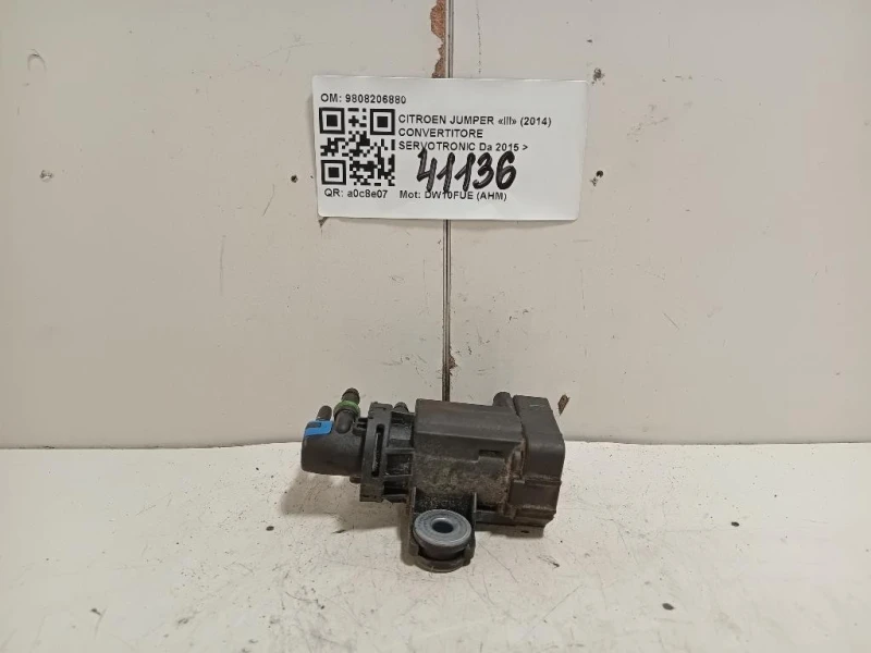 Convertitore Servotronic 9808206880 Citroen Jumper III 2014