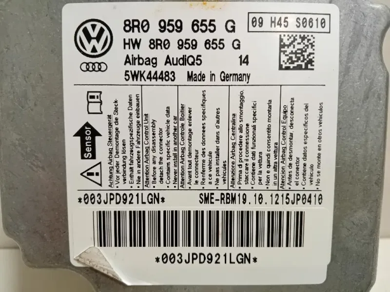 Centralina Air-bag 8R0 959 655G Audi Q5 8RB 2012