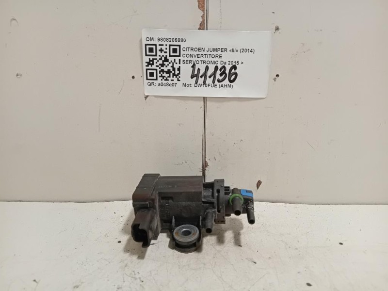 Convertitore Servotronic 9808206880 Citroen Jumper III 2014