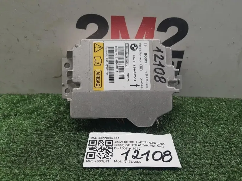 Centralina Air-bag 65776964607 Bmw Serie 1 E87 Berlina 2005