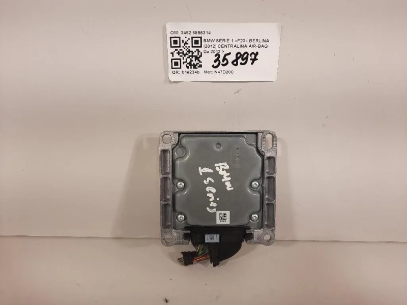 Centralina Air-bag 3452 6856314 Bmw Serie 1 F20 Berlina 2012