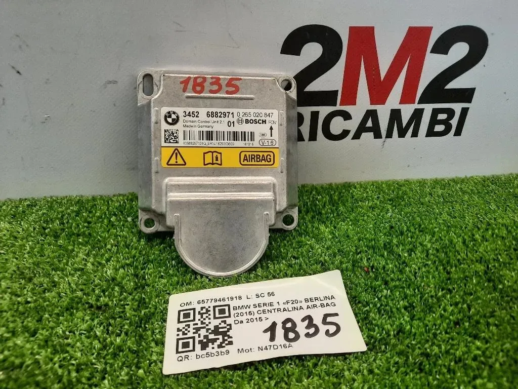 Centralina Air-bag 65779461918 Bmw Serie 1 F20 Berlina 2015