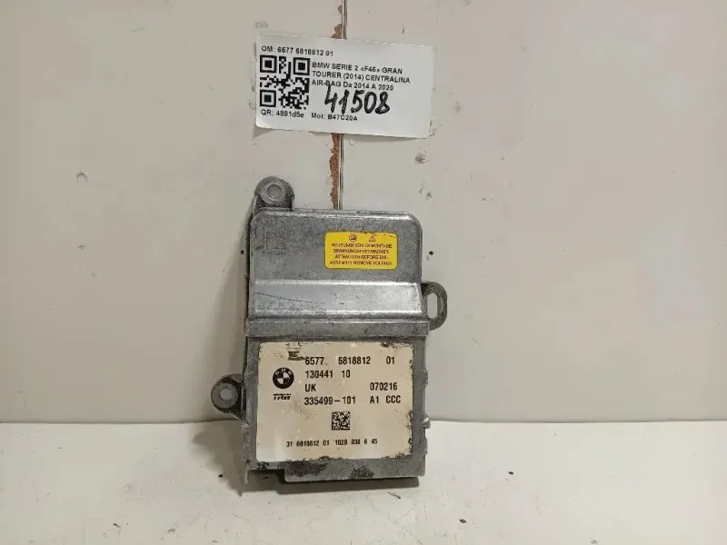 Centralina Air-bag 6577 6818812 01 Bmw Serie 2 F46 GRAN Tourer 2014