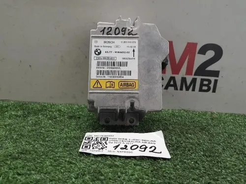 Centralina Air-bag 65779184432 Bmw Serie 3 E90 Berlina 2005