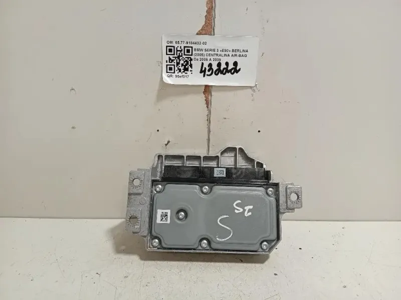 Centralina Air-bag 6577-9184432-02 Bmw Serie 3 E90 Berlina 2005