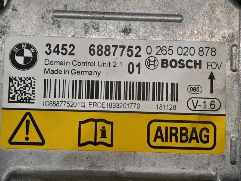 Centralina Air-bag 34526878198 Bmw Serie 3 F30 Berlina 2015