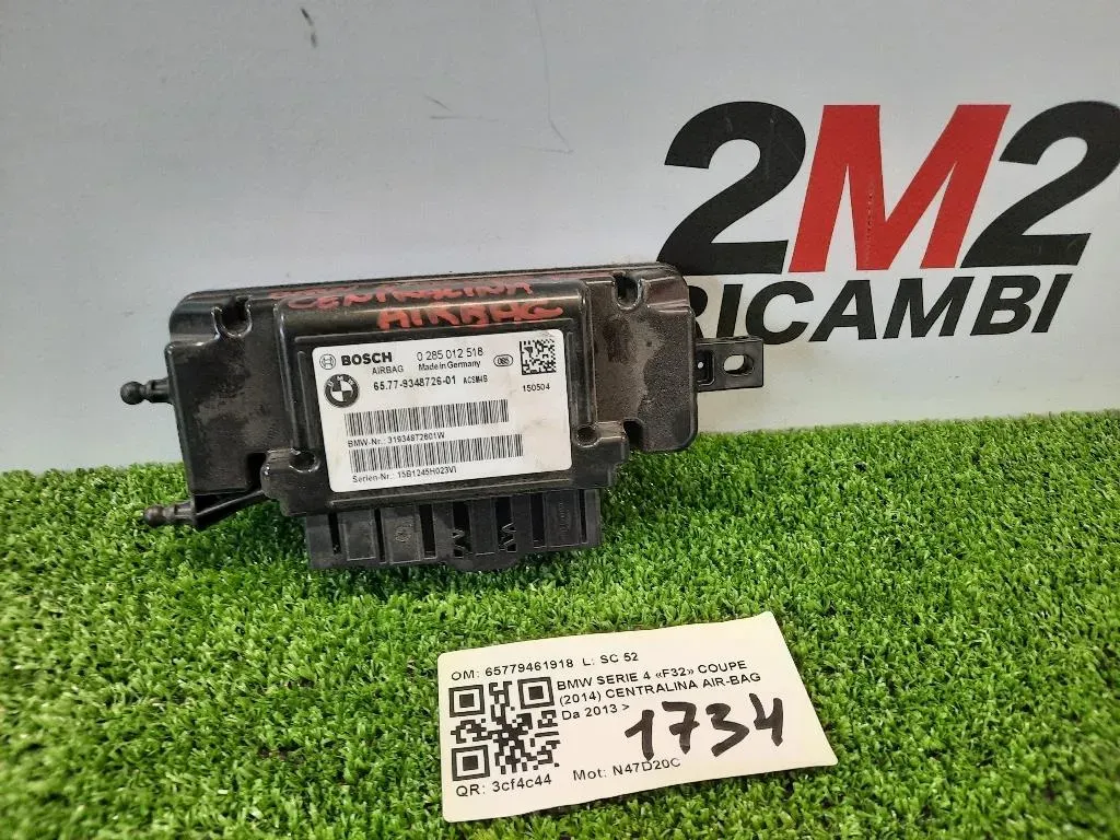 Centralina Air-bag 65779348726 Bmw Serie 4 F32 Coupe 2014