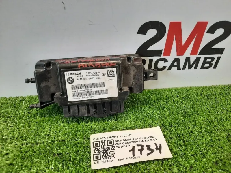 Centralina Air-bag 65779348726 Bmw Serie 4 F32 Coupe 2014