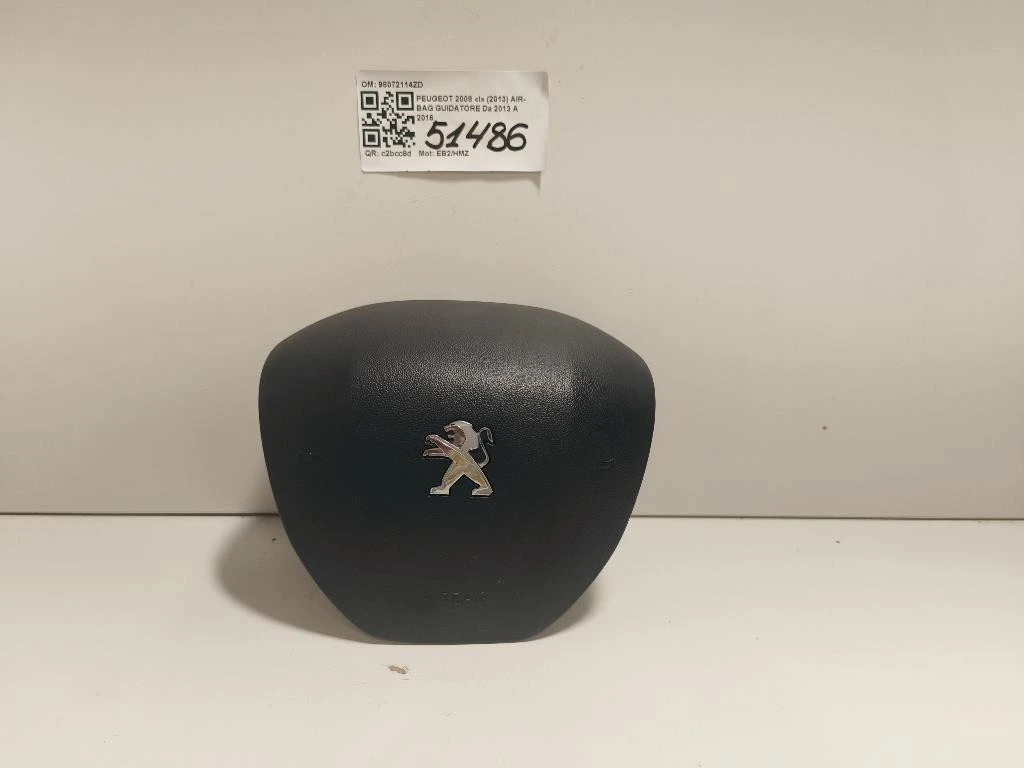 Air-bag Guidatore 98072114ZD Peugeot 2008 I 2013