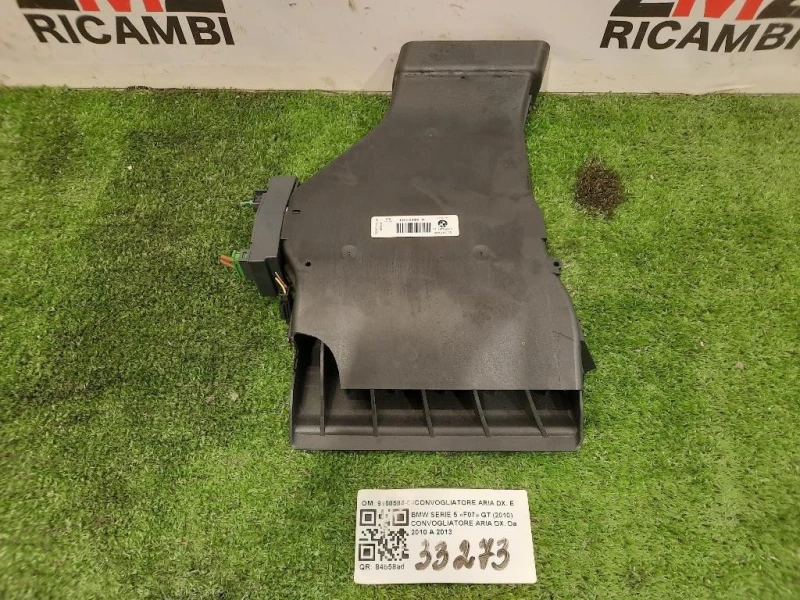 Convogliatore ARIA DX 9158584-04CONVOGLIATORE ARIA DX ELECTRICO Bmw Serie 5 F07 GT 2010