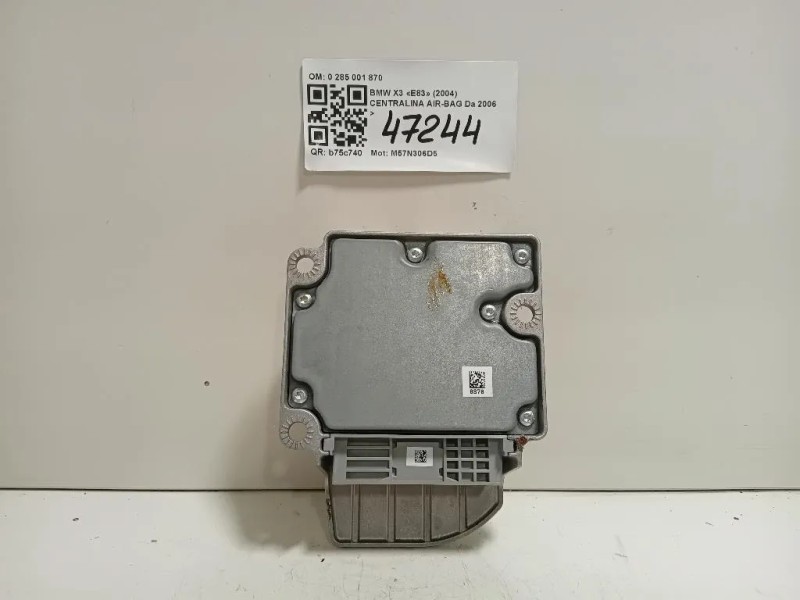 Centralina Air-bag 0 285 001 870 Bmw X3 E83 2004
