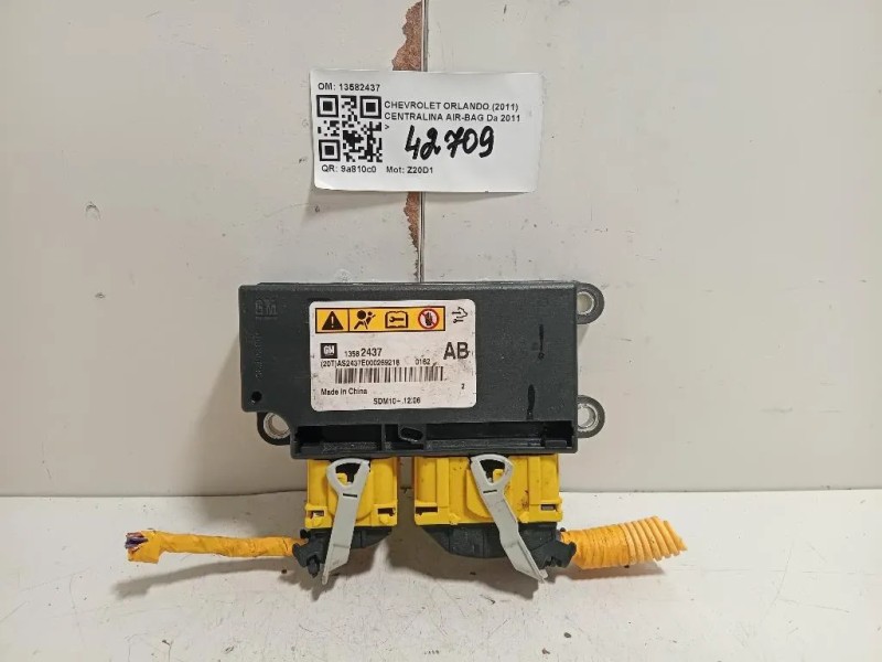 Centralina Air-bag 13582437 Chevrolet Orlando 2011