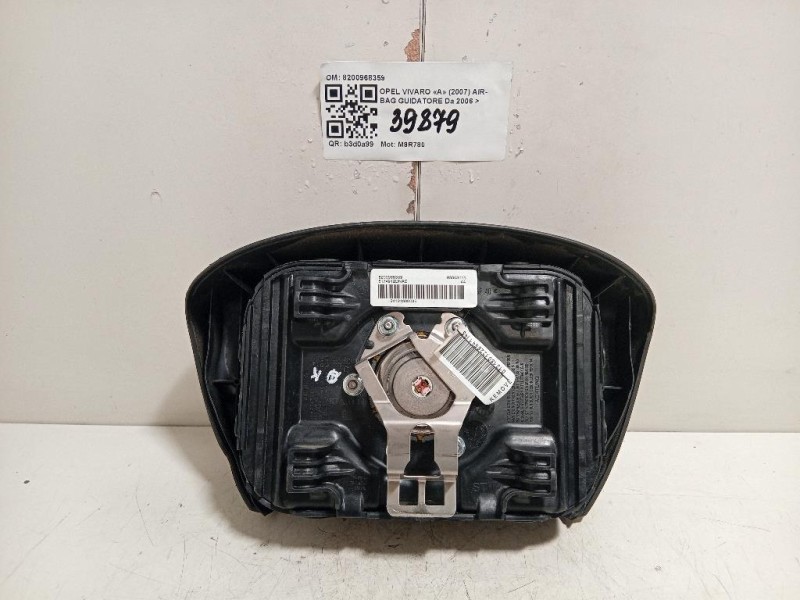Air-bag Guidatore 8200968359 Opel Vivaro A 2007