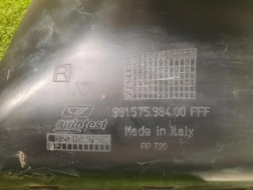 Convogliatore ARIA Paraurti ANT DX 99157598400 Porsche 911 991 2012