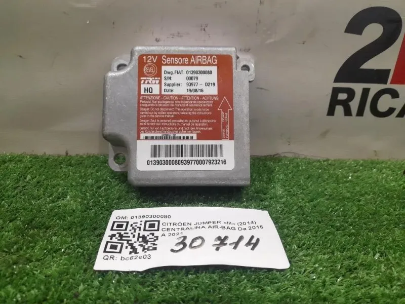 Centralina Air-bag 01390300080 Citroen Jumper III 2014