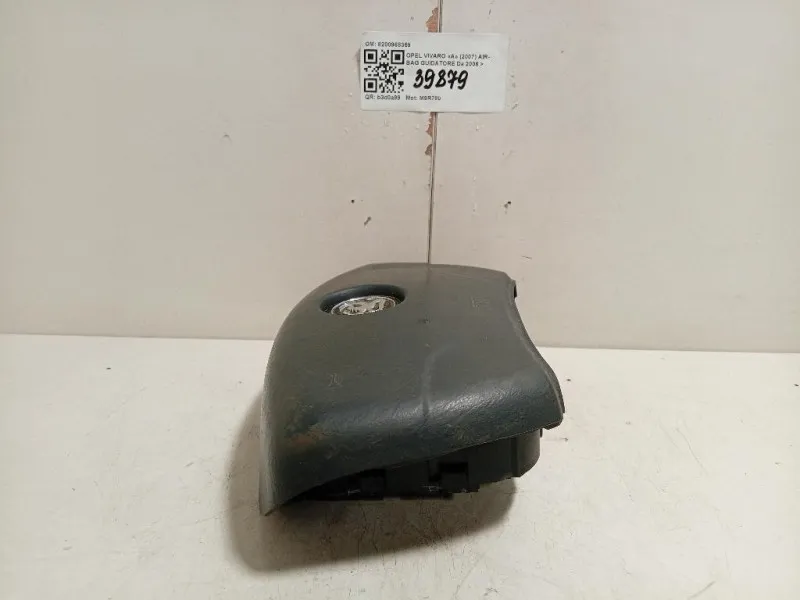 Air-bag Guidatore 8200968359 Opel Vivaro A 2007