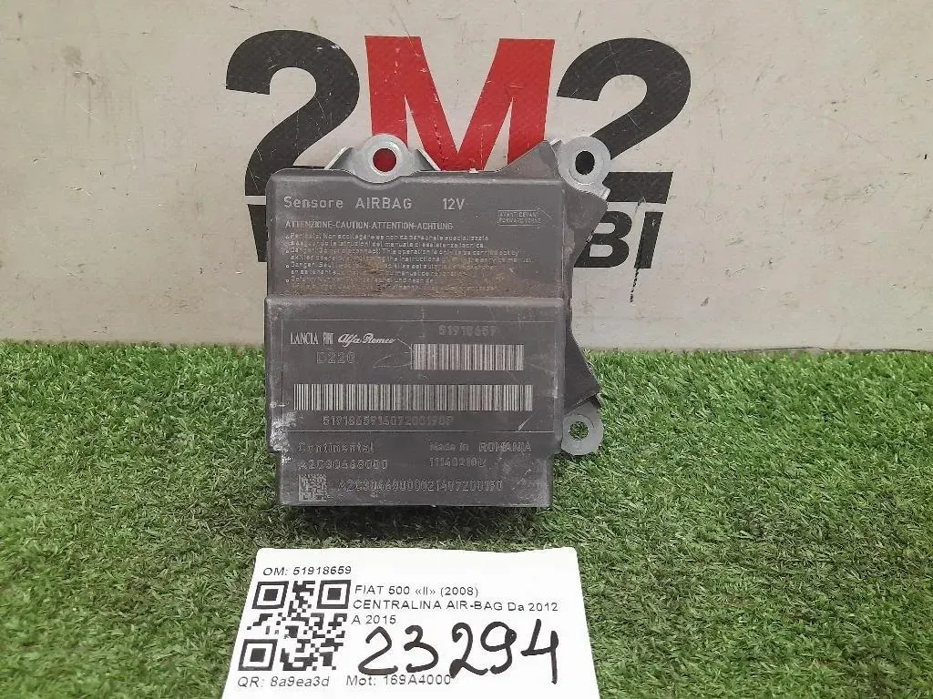 Centralina Air-bag 51918659 Fiat 500 II 2008