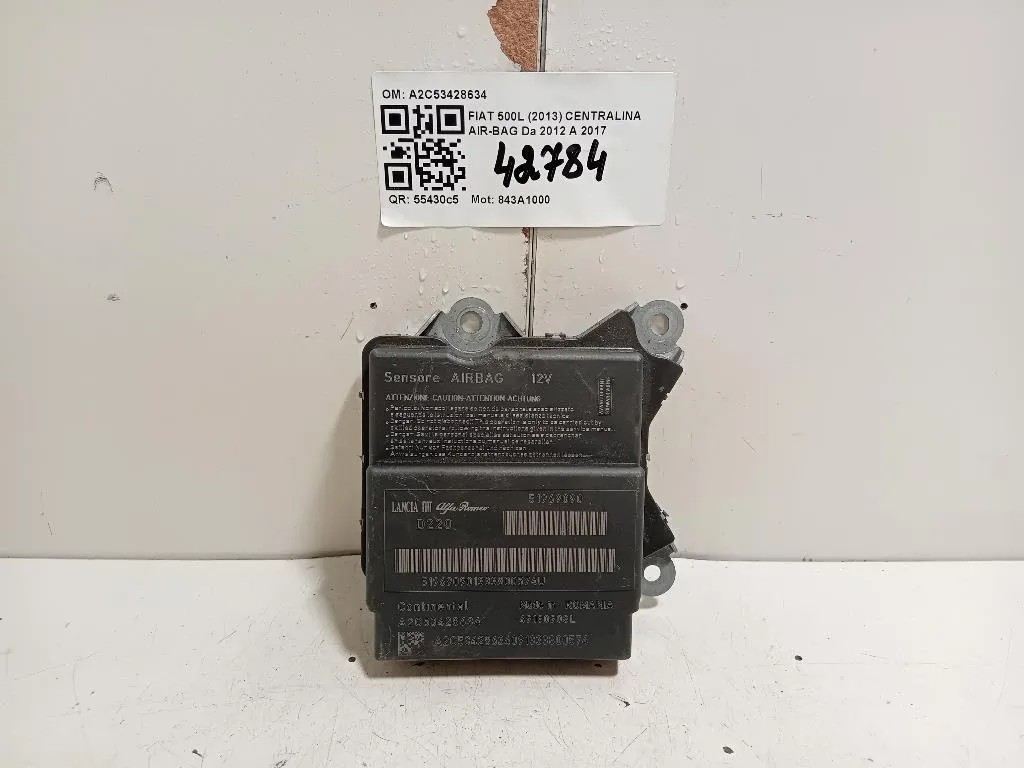 Centralina Air-bag A2C53428634 Fiat 500L 2013