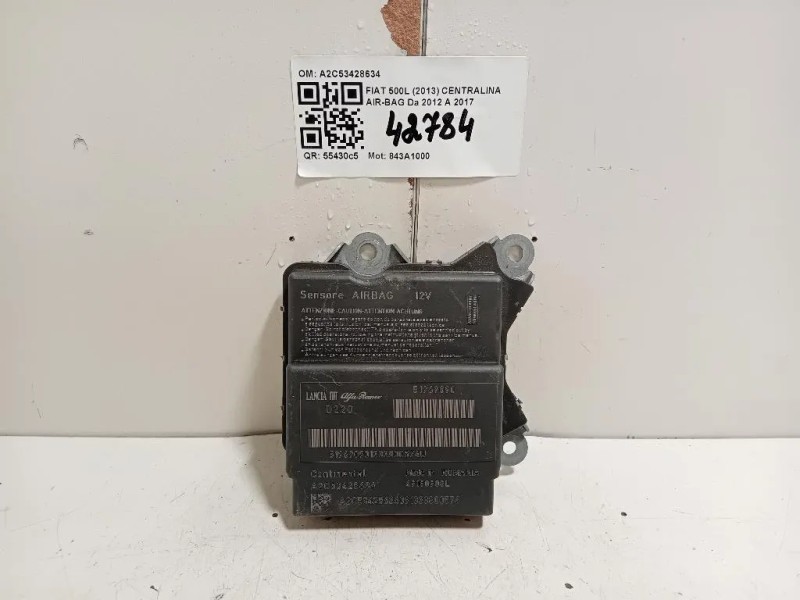 Centralina Air-bag A2C53428634 Fiat 500L 2013