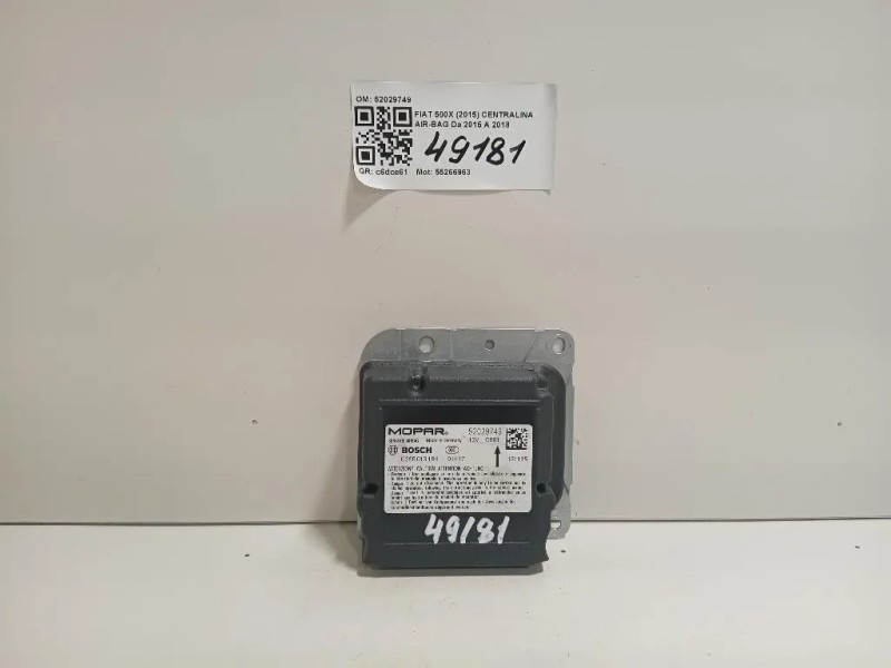 Centralina Air-bag 52029749 Fiat 500X 2015