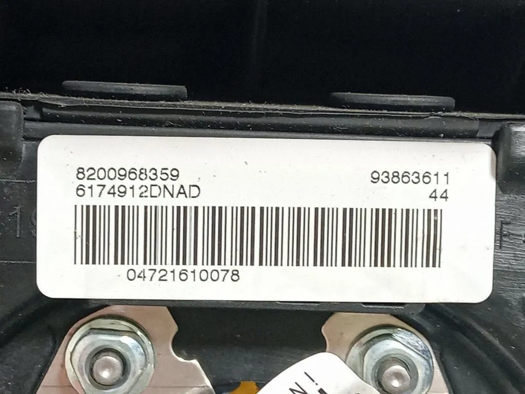 Air-bag Guidatore 8200968359 Opel Vivaro A 2007